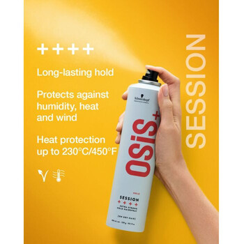 OSiS+ Session Extreme Hold Hair Spray - Extrémně silný vlasový sprej